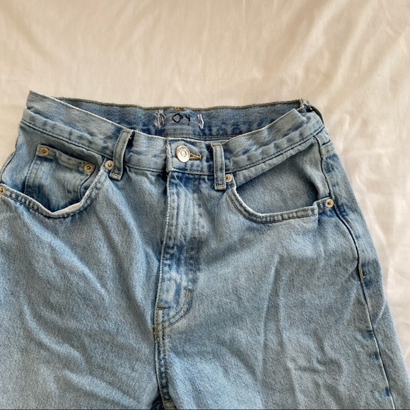 Zara high rise wide leg cropped jeans - Picture 3 of 10